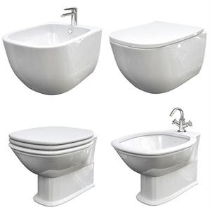 Classic Style Wallhung Ceramic materials Toilets